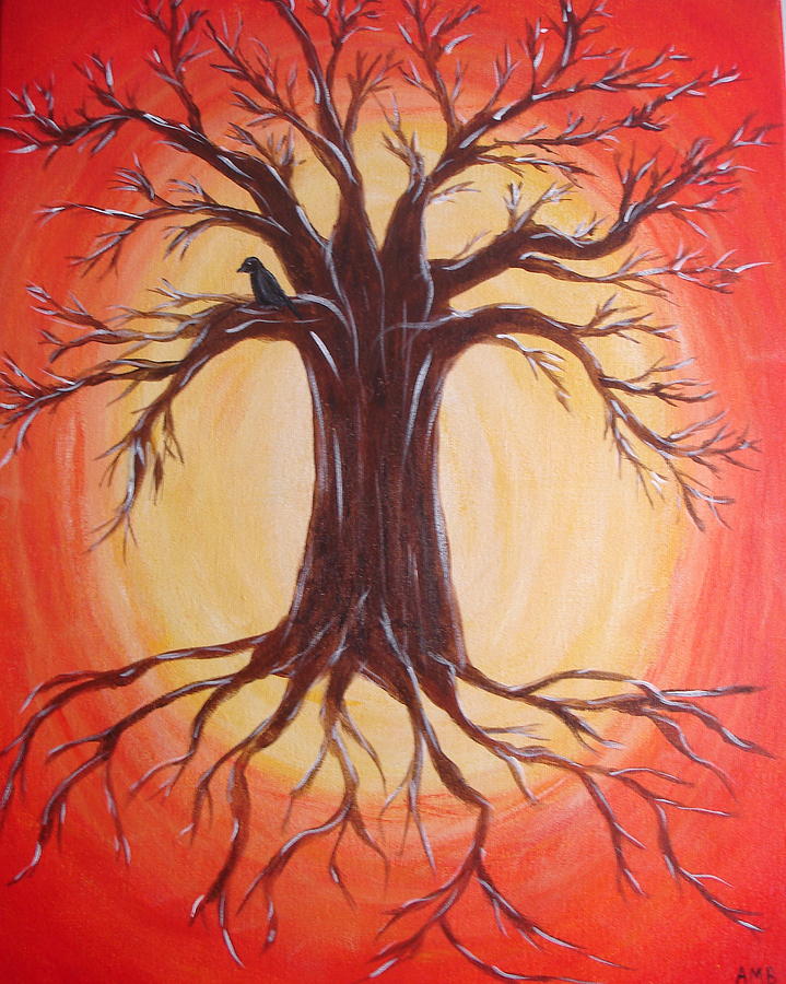Tree of Life Painting by Angie Butler