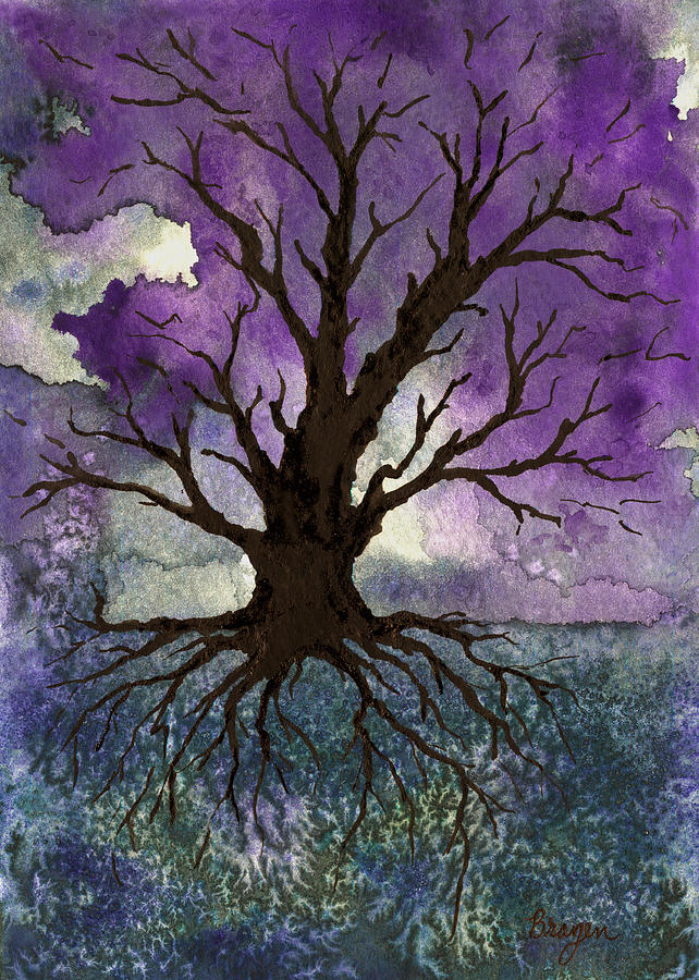 Tree Of Life Painting - Tree of Life by Brazen Design Studio