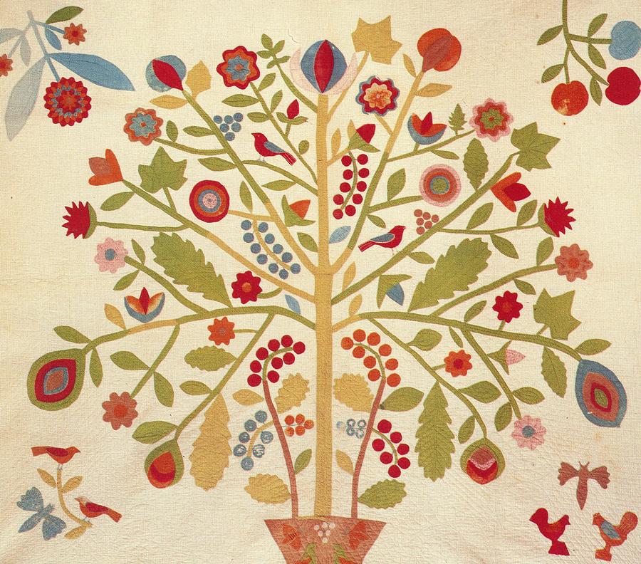 Tree of Life   circa 1850 Tapestry - Textile by Artist Unknown