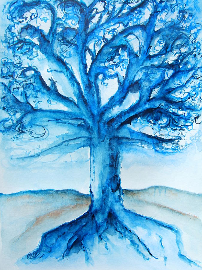 Tree of Life Painting by Elaine Duras