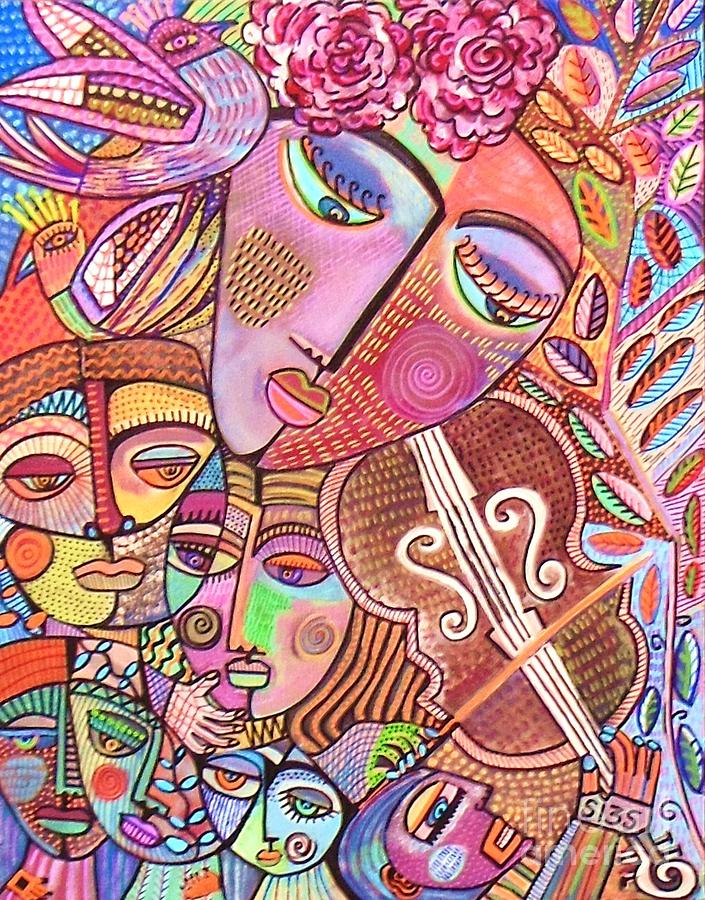 Tree Of Life Gypsy Violin Serenade' by Sandra Silberzweig Tree Of Life Gypsy Violin Serenade' by Sandra Silberzweig
