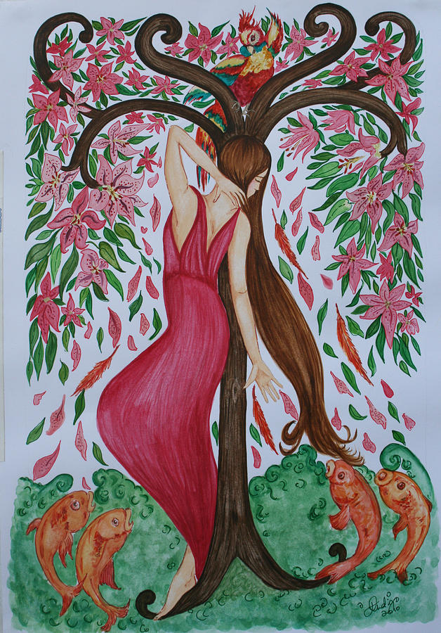 Magic Painting - Tree of Life by Jane Indigo Moore