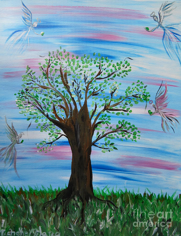 Tree Of Life Painting by Art Dingo