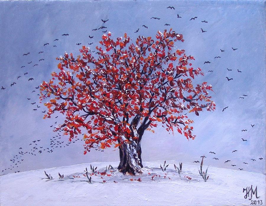 Tree of Life Painting by Nina Mitkova