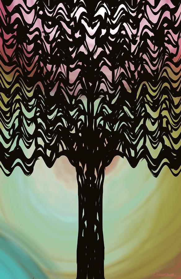 Tree of Light Digital Art by Christine Fournier