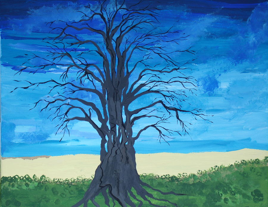 Genesis Painting - Tree of Man by Daniel Nadeau