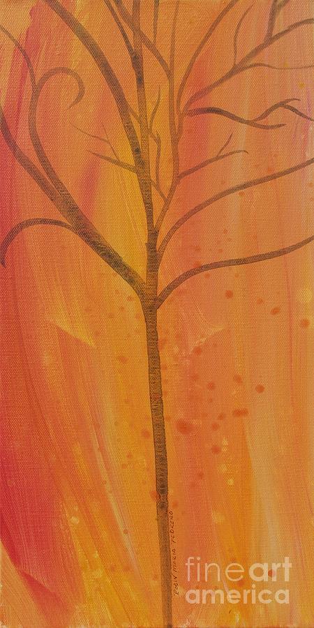 Tree of three coral Painting by Robin Pedrero
