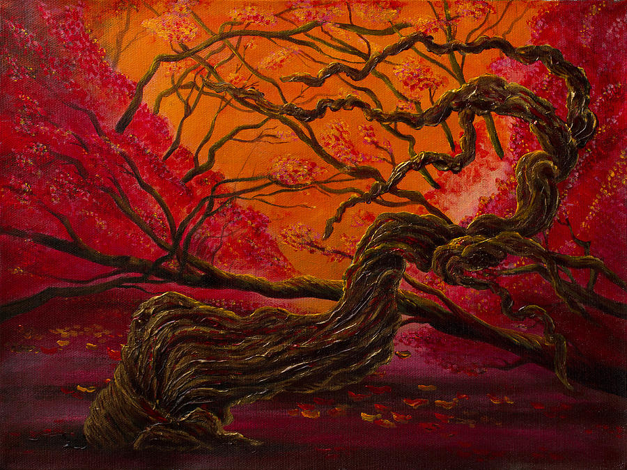 Nature Painting - Tree of Wisdom by Siyavush Mammadov