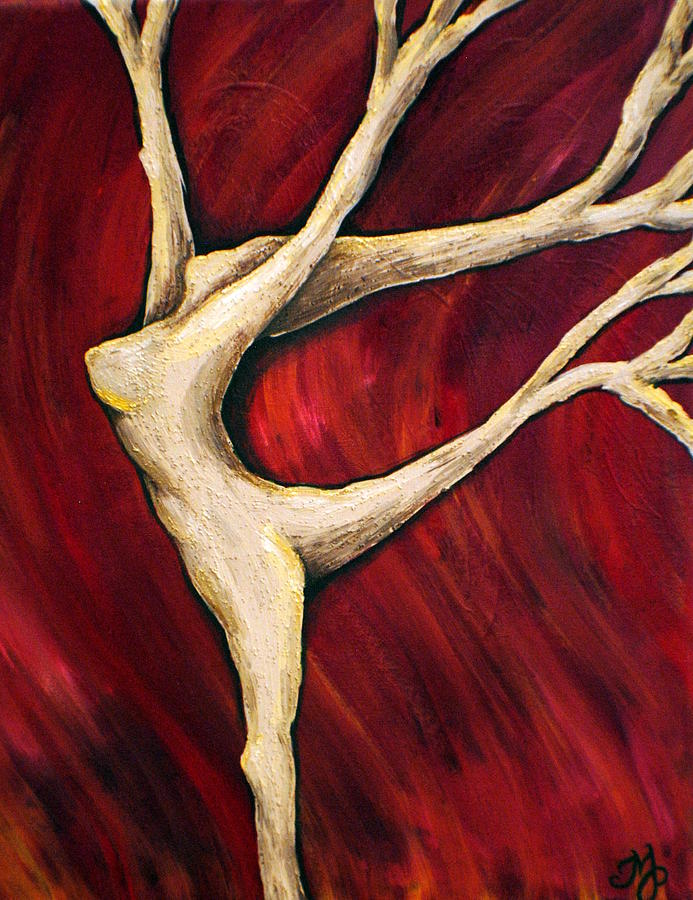 Tree Spirit Painting by Meganne Peck