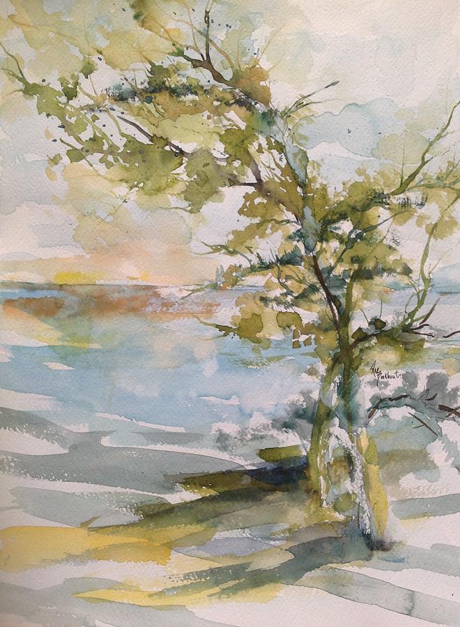 Tree Study Painting by Robin Miller-Bookhout