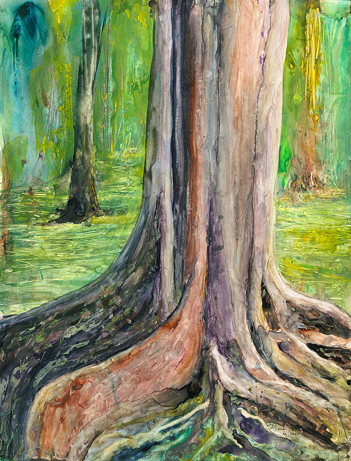 Tree Time Painting by Gary DeBroekert