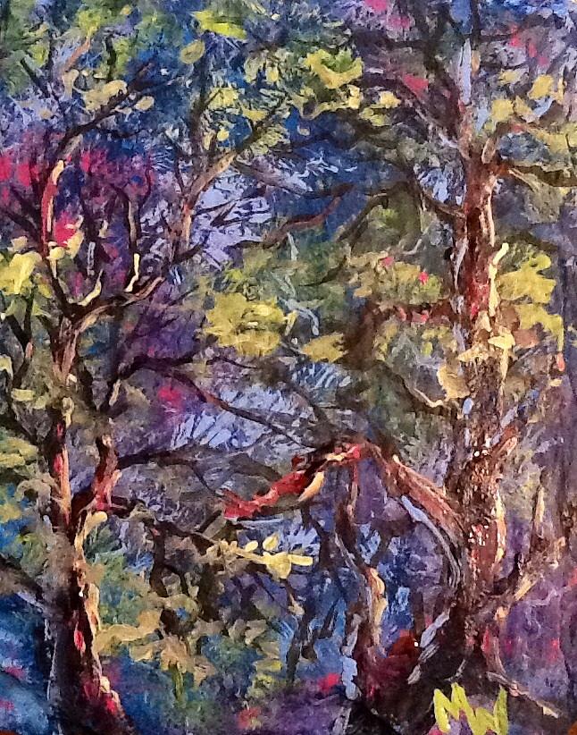 Tree top 2 Painting by Megan Walsh