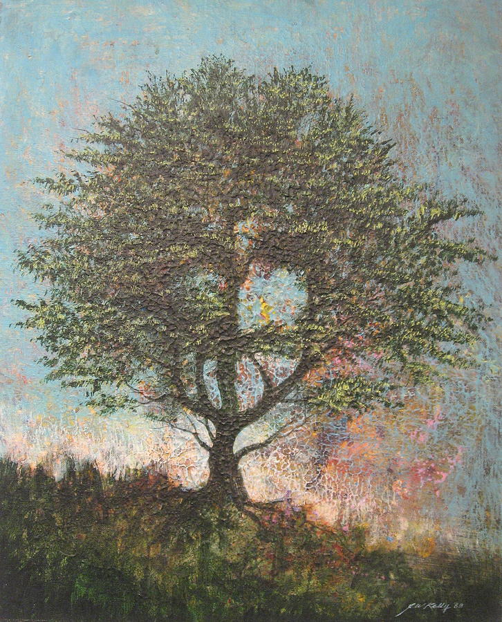 Abstract Landscape Painting - Treeman by J W Kelly Abstract Landscape Painting - Treeman by J W Kelly