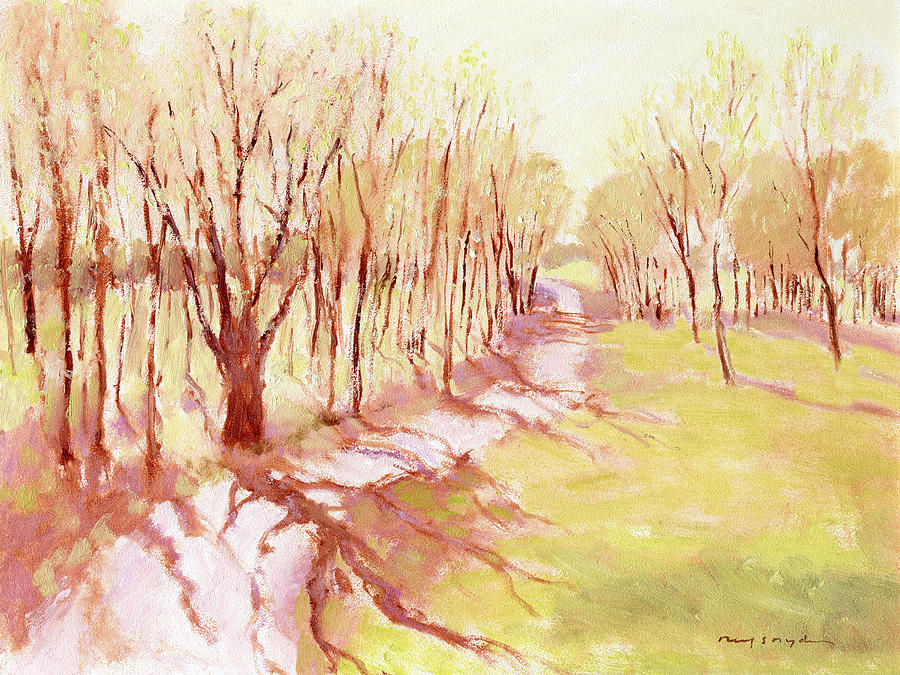 Tree Painting - Trees4 by J Reifsnyder