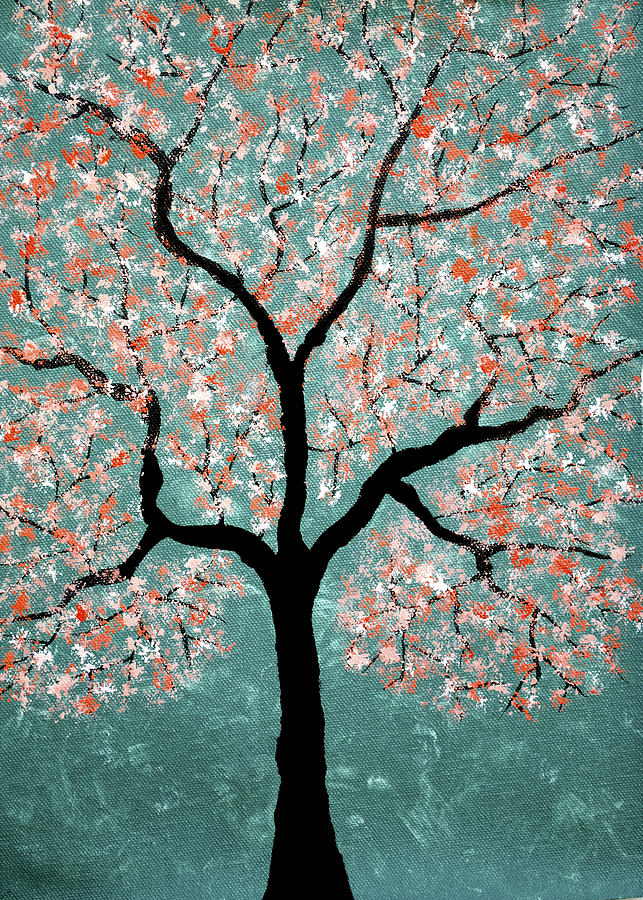 Tree Pastel - Treescape 1 by Sumit Mehndiratta