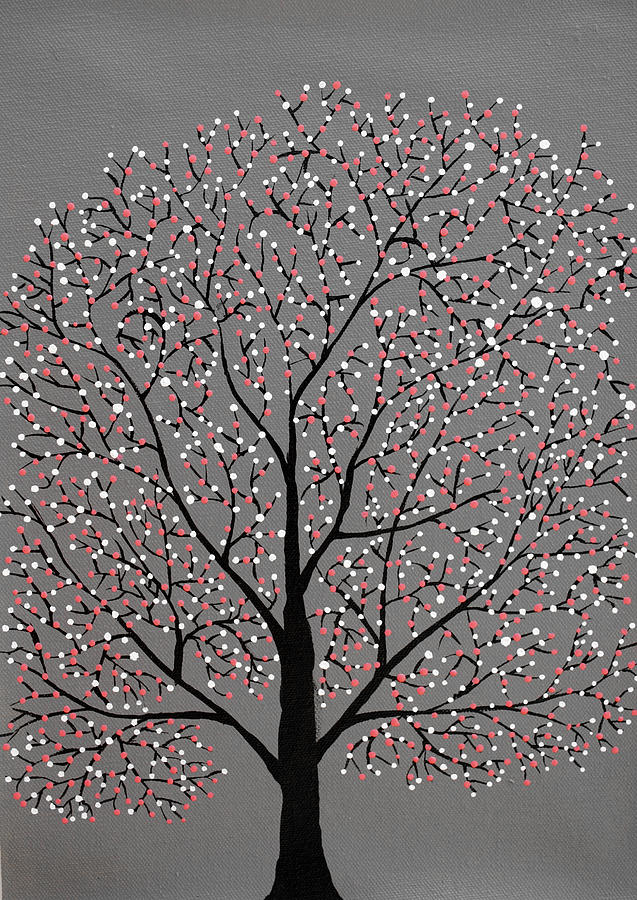 Treescape 8 Painting by Sumit Mehndiratta