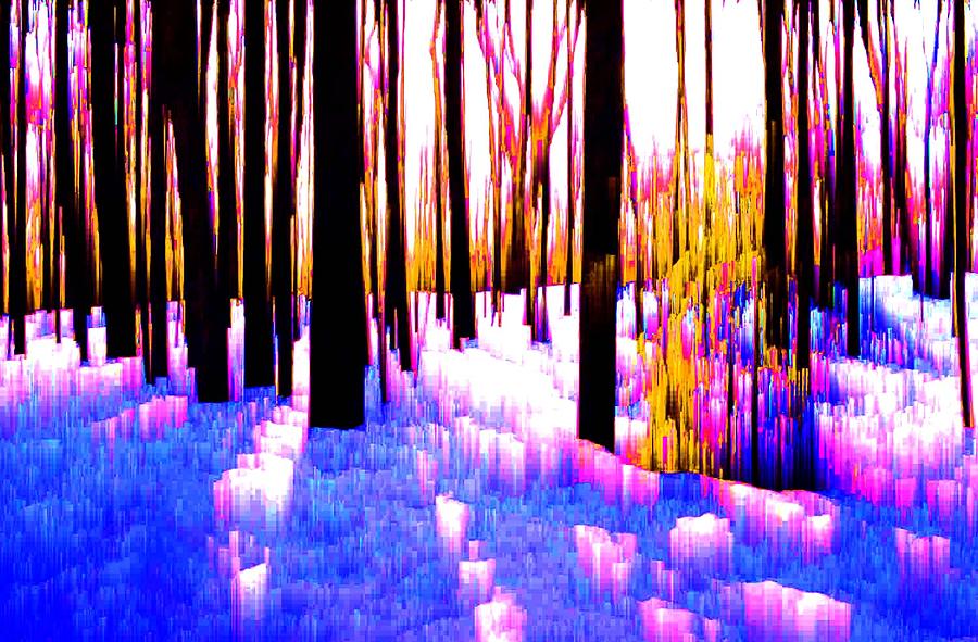 Treesn7  Digital Art by Lyle Crump
