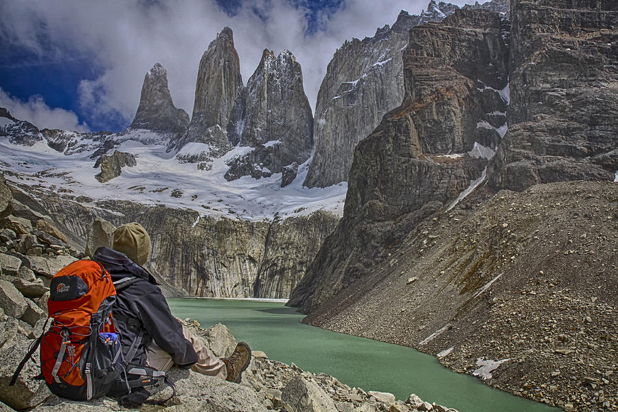 Trek to Torres del Paine Photograph by Gary Hall