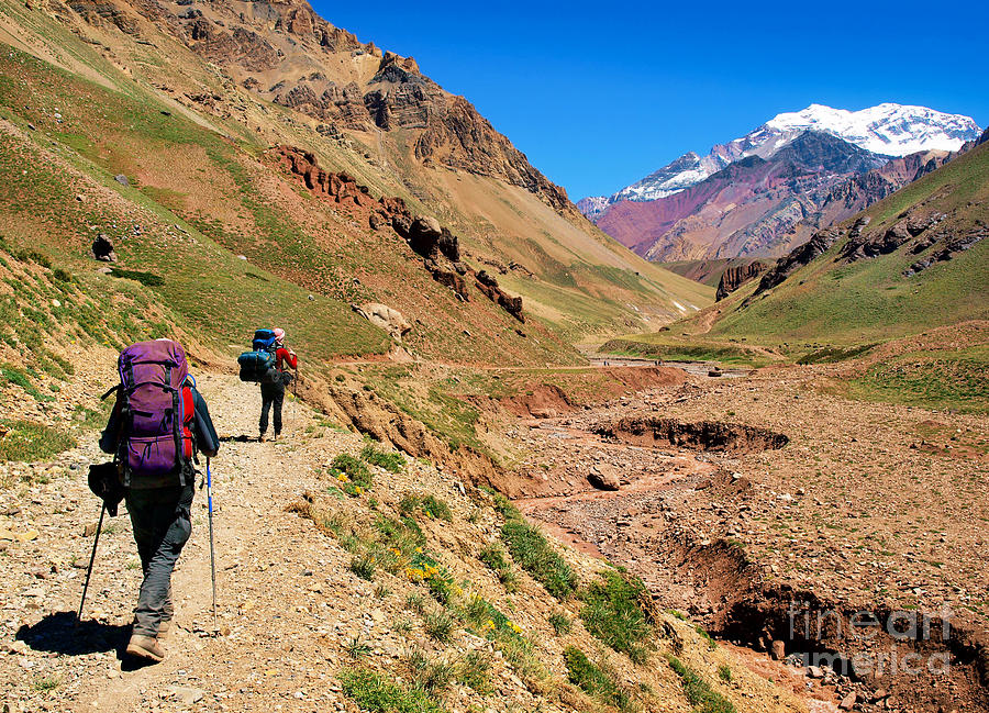 Trekking in the Andes Photograph by JR Photography