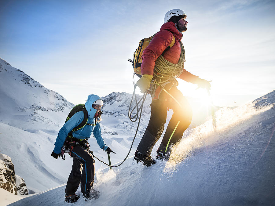 Trekking in the Austrian Alps Photograph by Andre Schoenherr