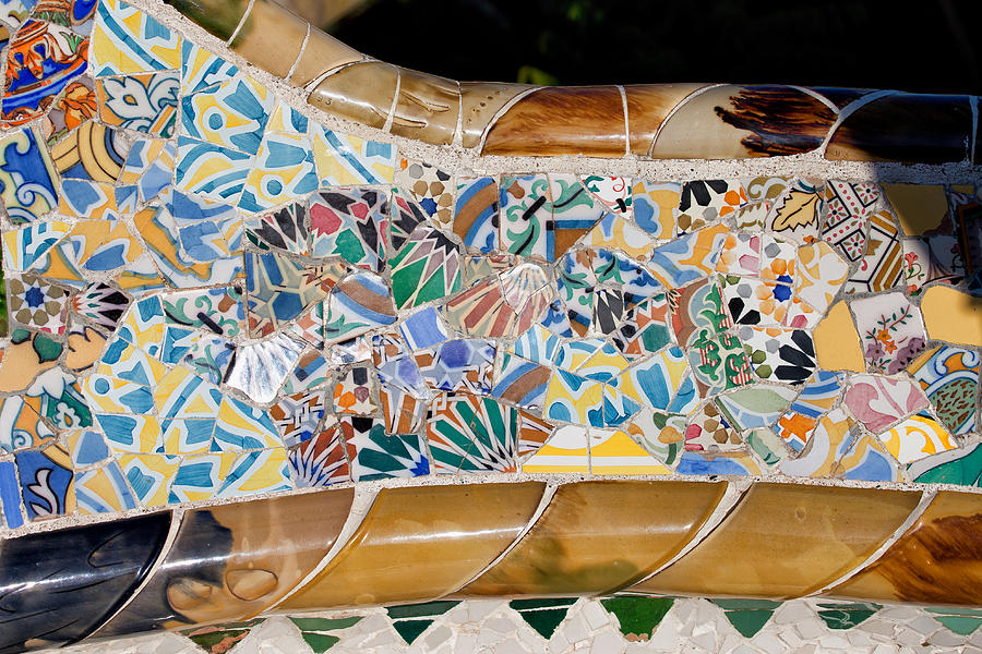 gaudi park guell mosaic