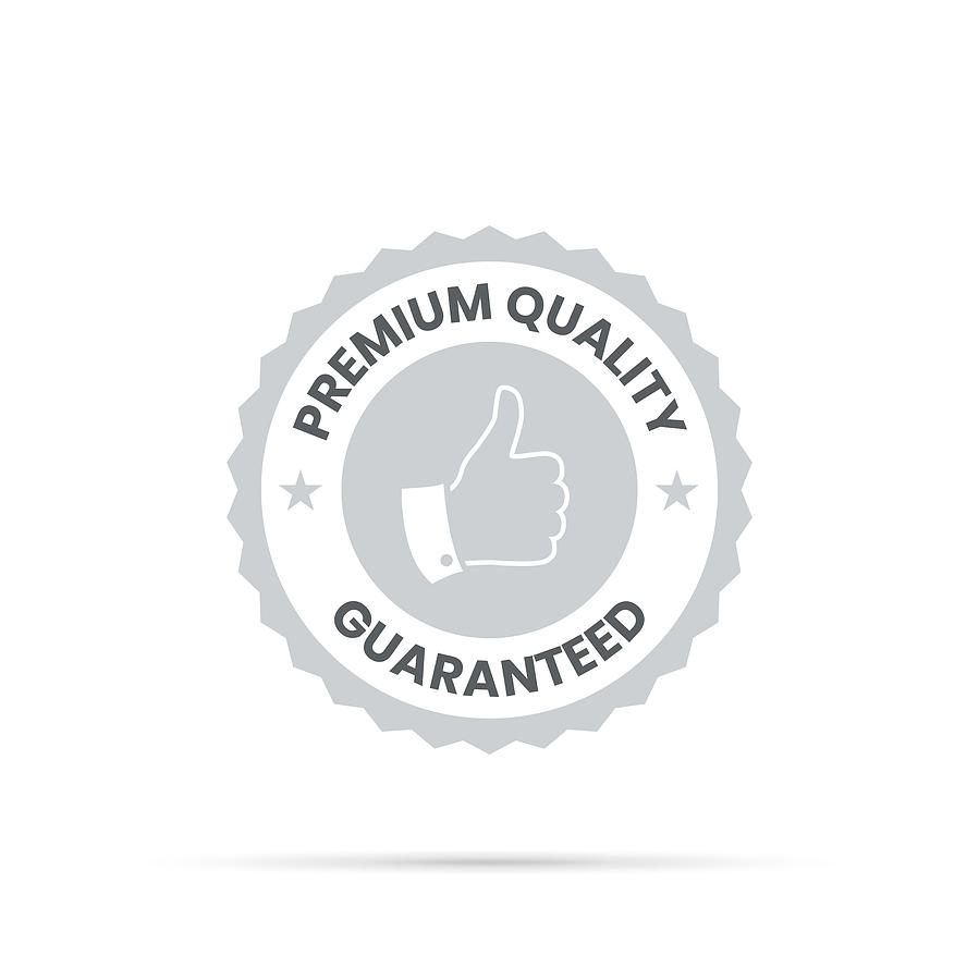 Trendy Gray Badge - Premium Quality, Guaranteed Drawing by Bgblue