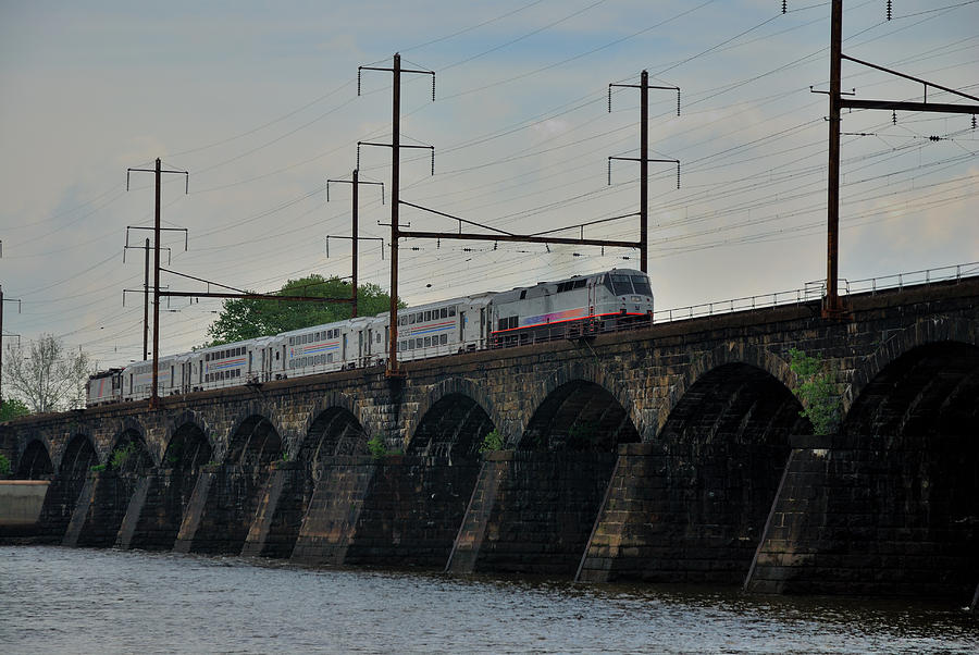 Trenton Railroad Bridge Photograph by Steven Richman