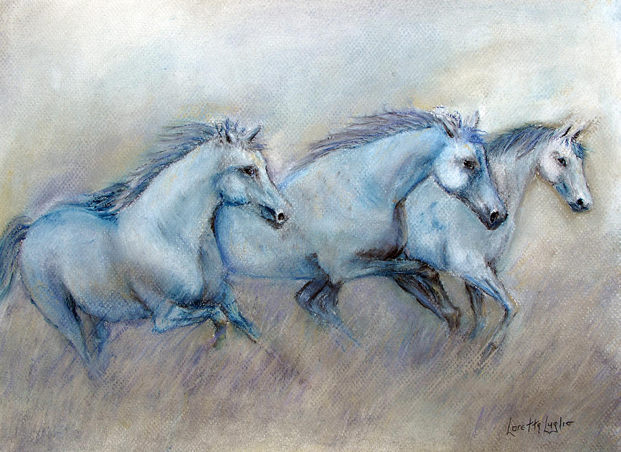 Tres Amigos Painting by Loretta Luglio