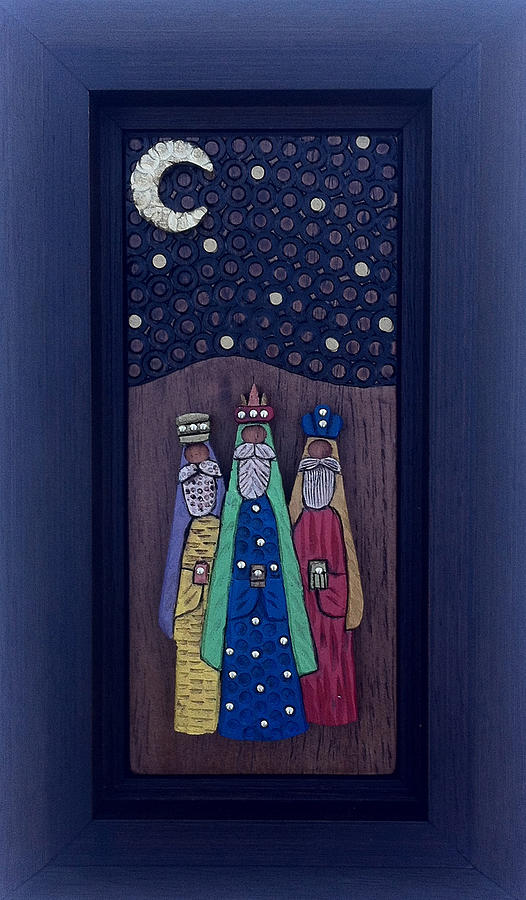 Tres Reyes Magos Mixed Media By Felix Maysonet Pixels 