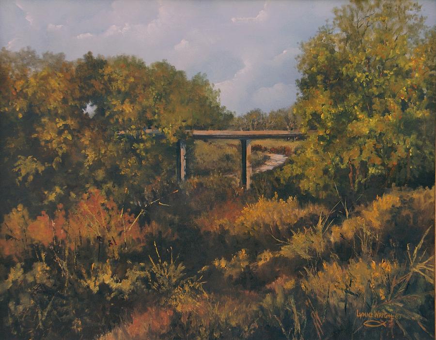 Trestle in the Trees Painting by Lynne Wright
