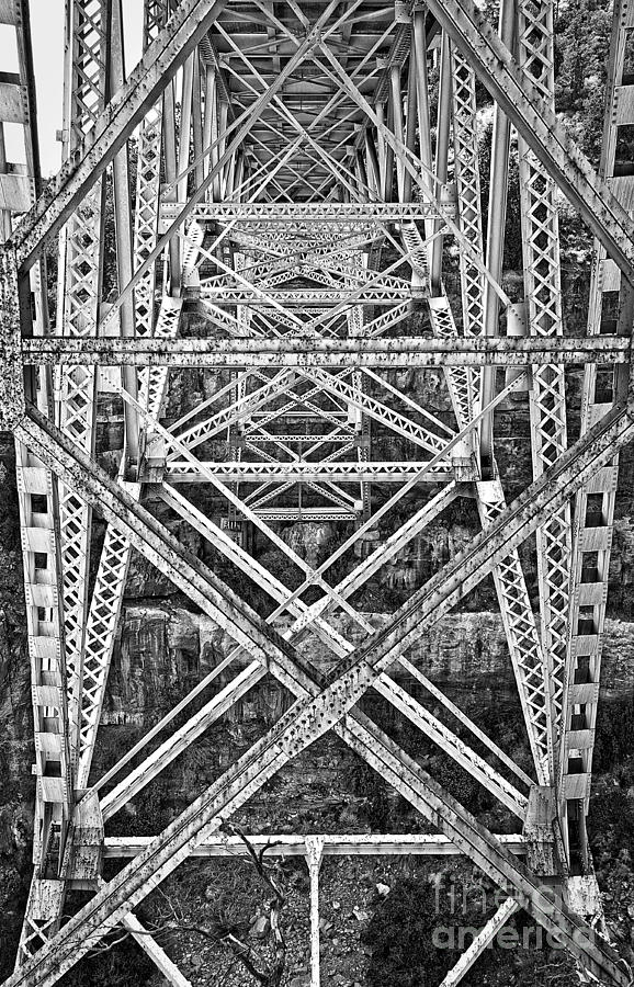 Trestle Transcendent in Black and White Photograph by Lee Craig