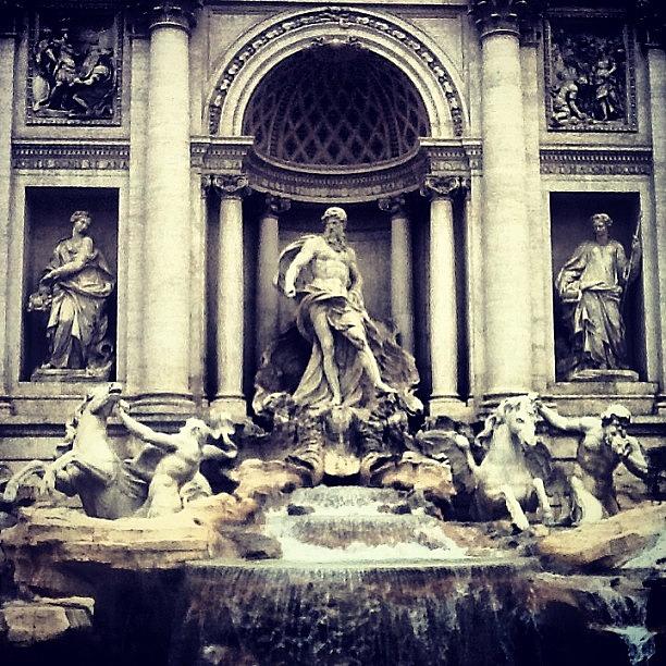 Trevi Fountain, Rome Photograph by Ila Reddy