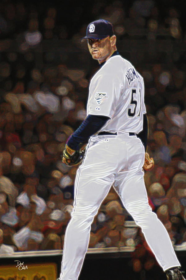 Trevor Hoffman PADRES Poster by Don Olea - Fine Art America