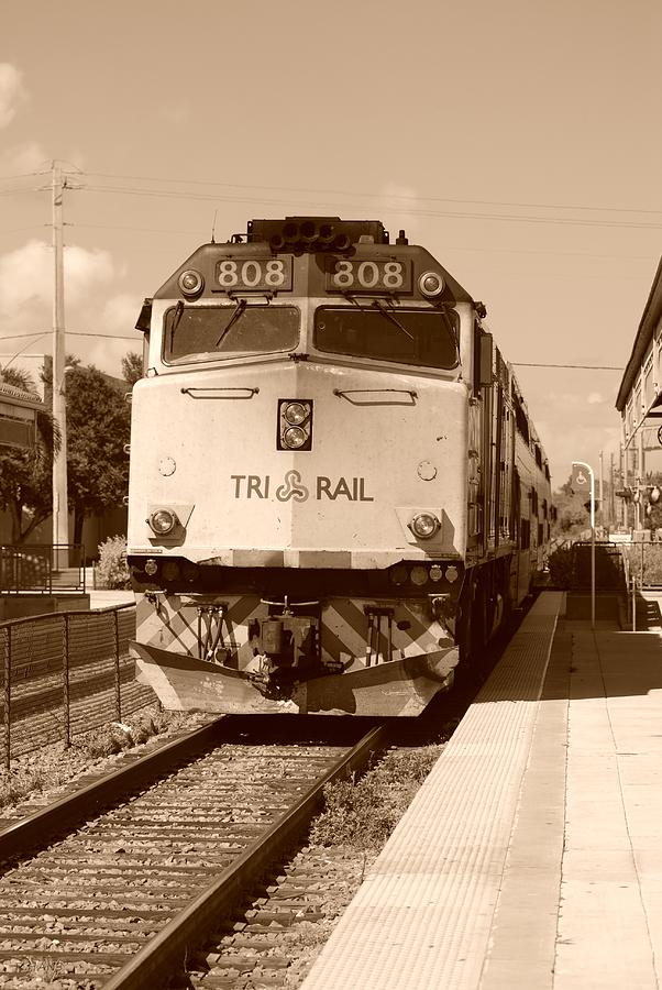 Tri Rail 808 Photograph by Rob Hans