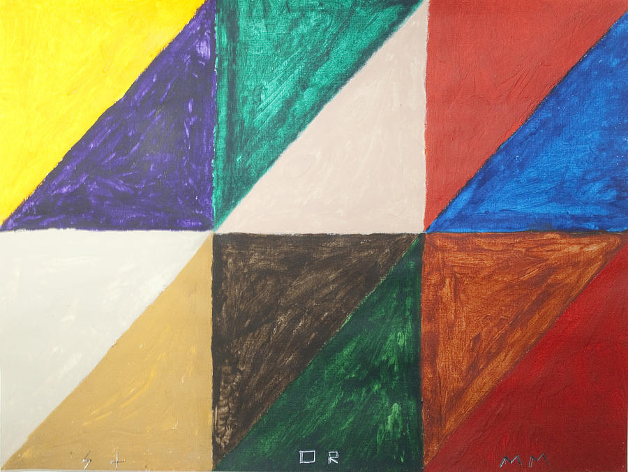 Triangles Painting by Stormm Bradshaw