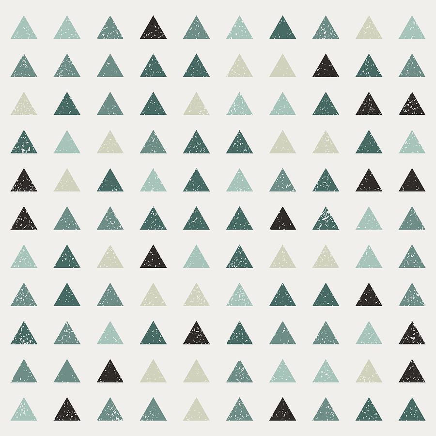 Triangular Pattern Digital Art by Mike Taylor