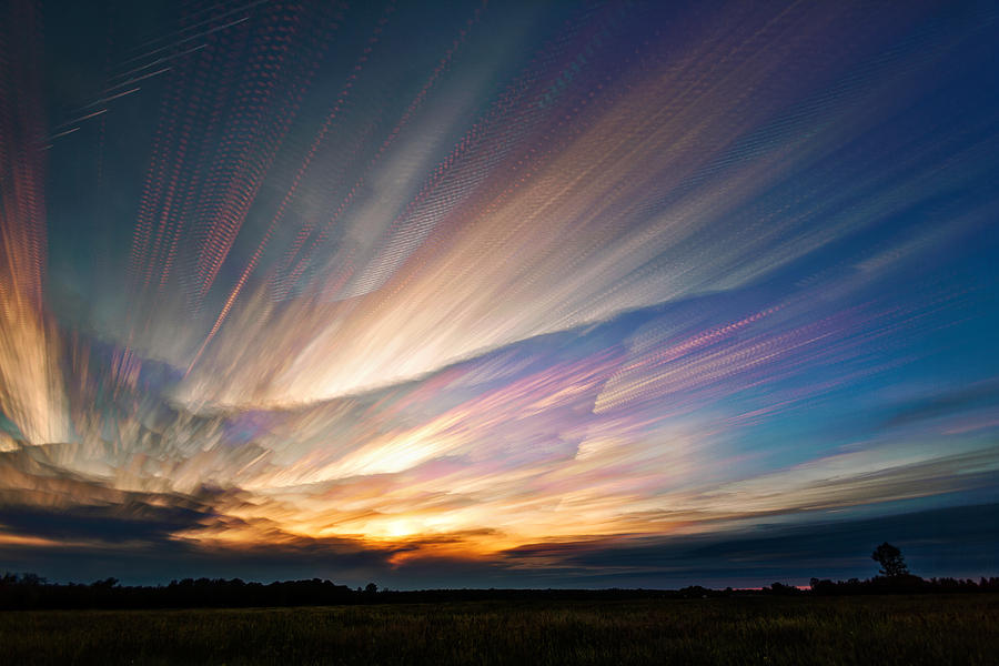 Sunset Photograph - Triangular Void by Matt Molloy