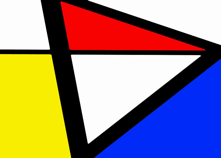 Triangularism I Digital Art by Richard Reeve