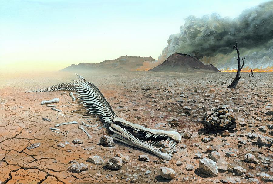 Triassic-jurassic Extinction Photograph by Richard Bizley/science Photo Library
