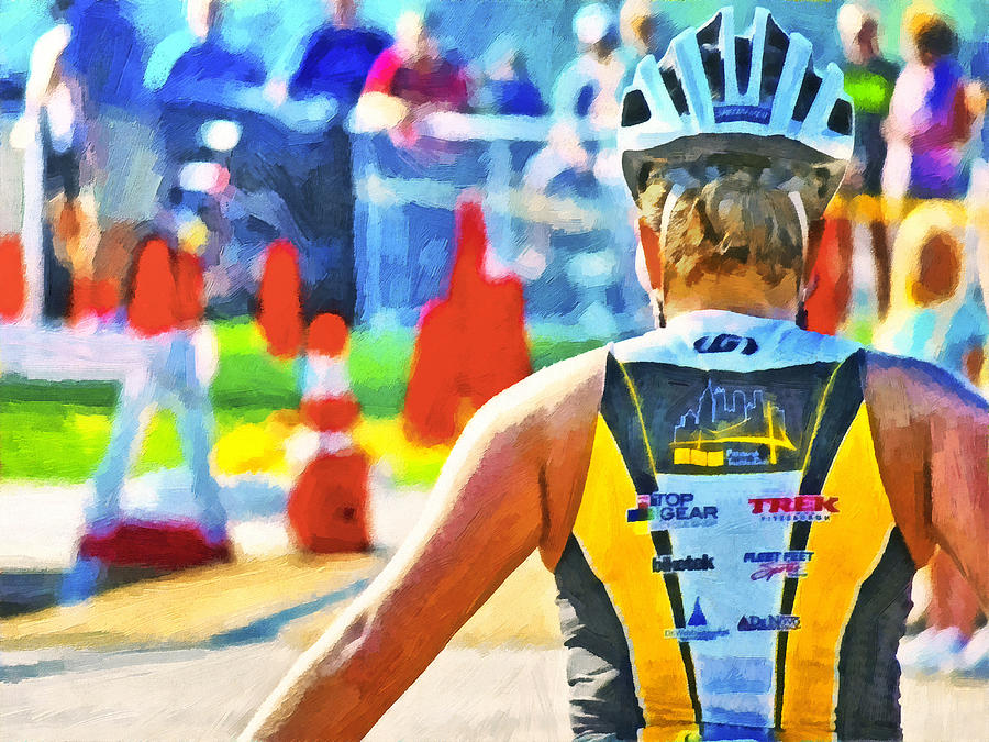 Triathlon 2 Digital Art by Digital Photographic Arts