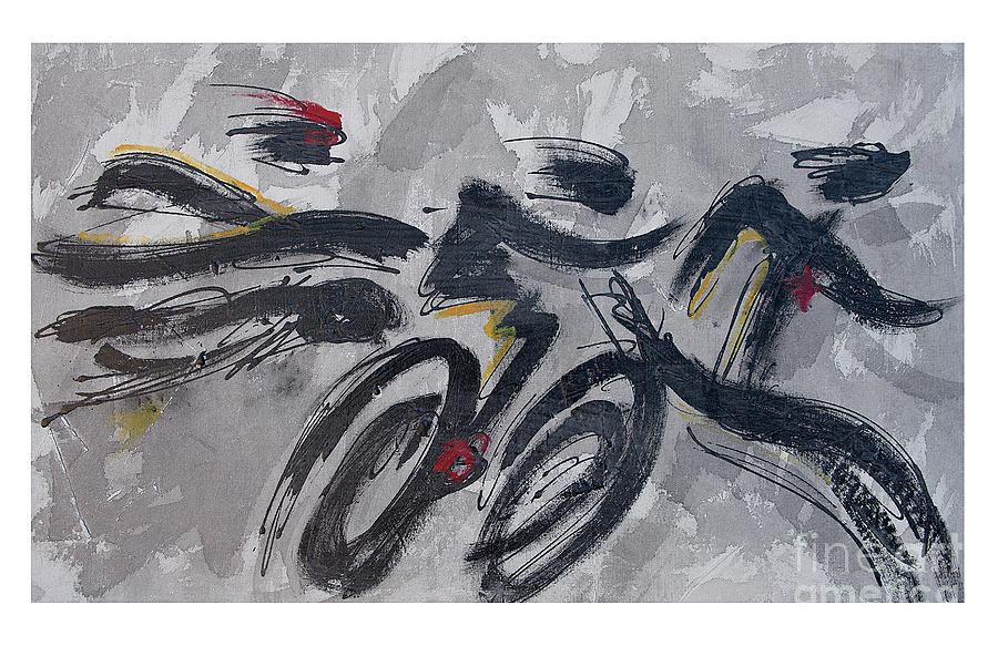 Iron Man Painting - Triathlon on Shadow Sequence by Alejandro Maldonado