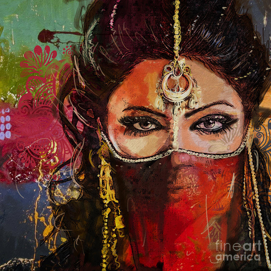 Tribal Dancer 2 Painting by Mahnoor Shah