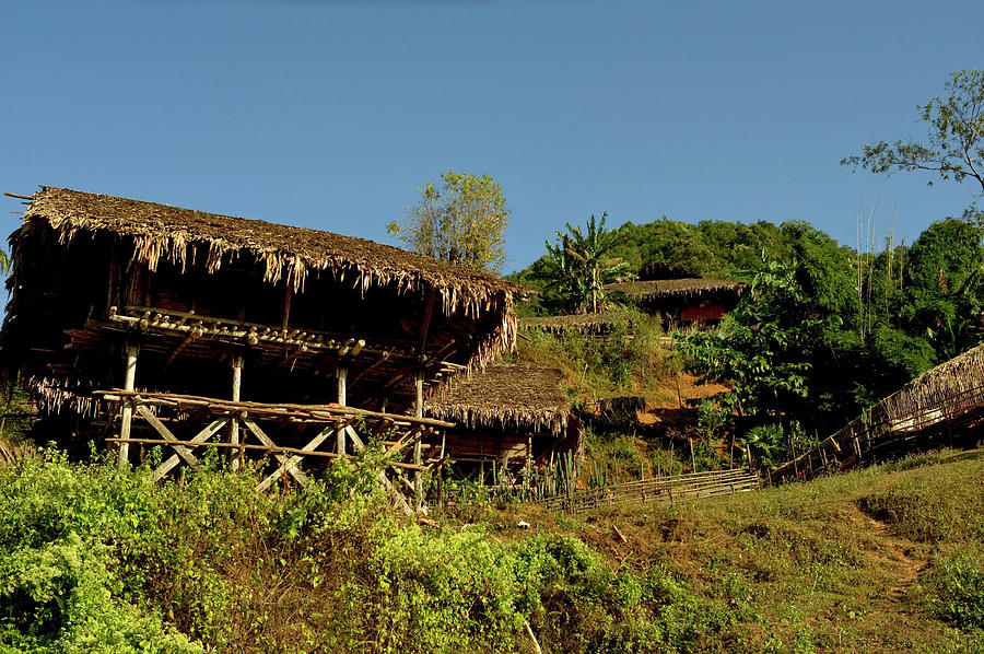 Tribal Homes In Arunachal Pradesh Photograph by Jaina Mishra