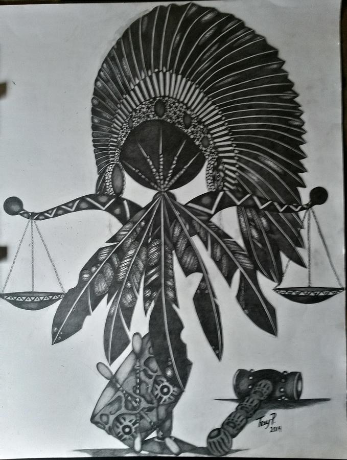 Tribal Law Drawing By Troy Gilbert Duffy Fine Art America