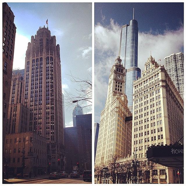 Tribune Tower, Wrigley Building And Photograph by Olivier Pasco
