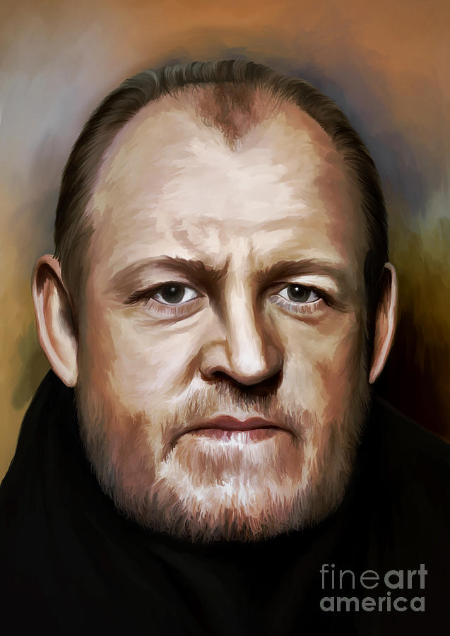 Portrait Painting - Tribute Joe. by Andrzej Szczerski