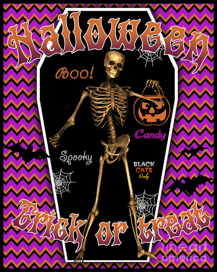 Trick or Treat-A2 Digital Art by Jean Plout