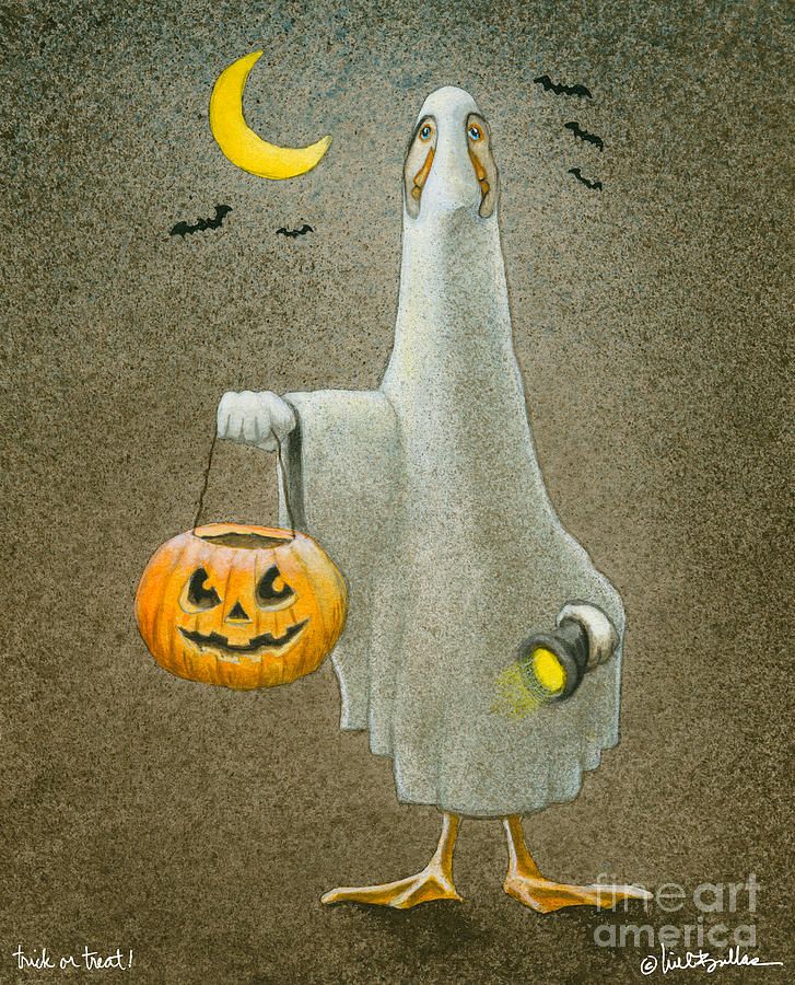 Trick or Treat Painting by Will Bullas