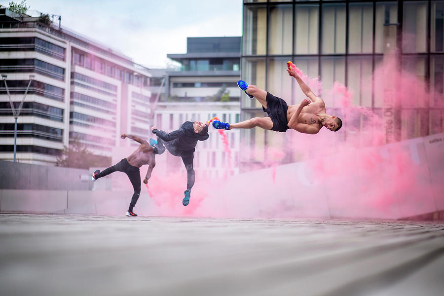 Capoeira Photograph - Tricking With Ahmed Chouikhi, Mehdi Ahrad & Kevin Karlton by Tristan Shu Capoeira Photograph - Tricking With Ahmed Chouikhi, Mehdi Ahrad & Kevin Karlton by Tristan Shu