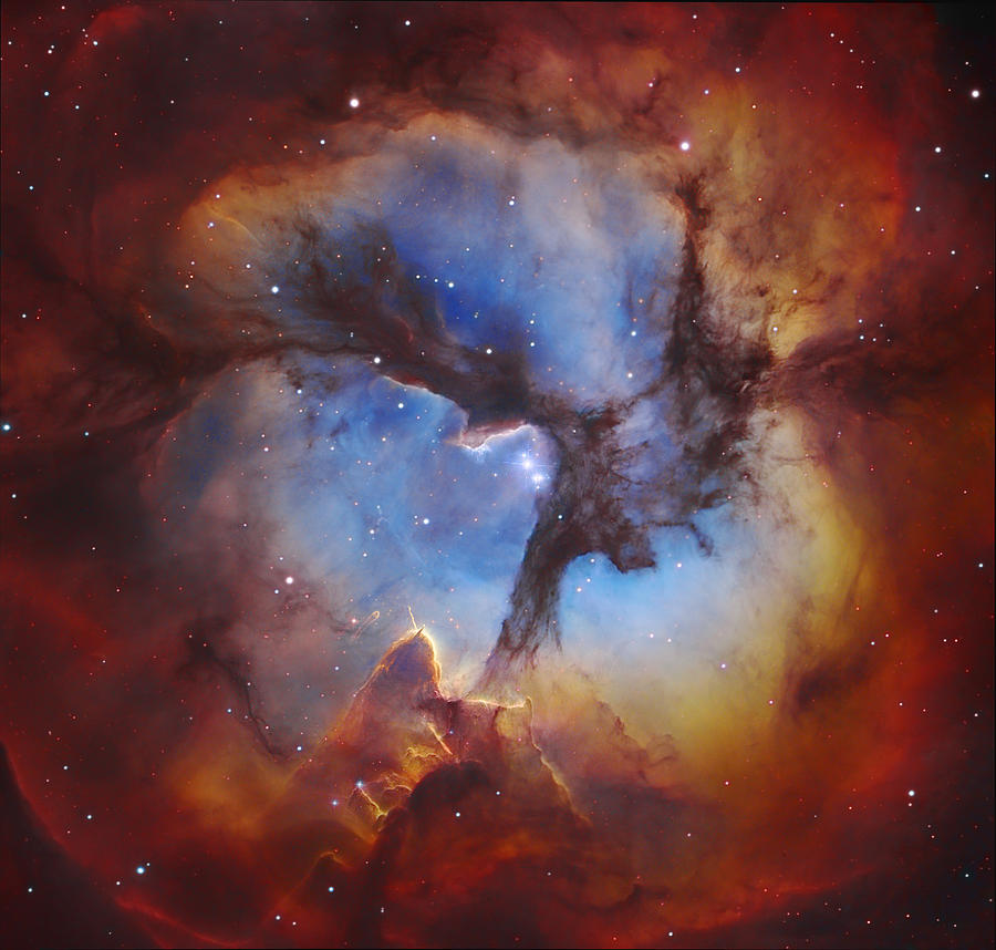 Trifid Nebula Photograph by Celestial Images